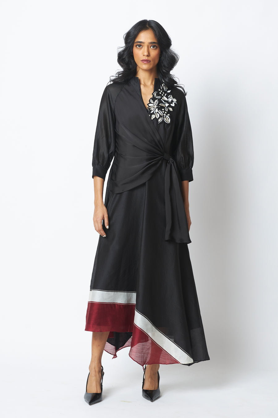Louisa - Moonlit Broach Midi Dress |MADDER MUCH