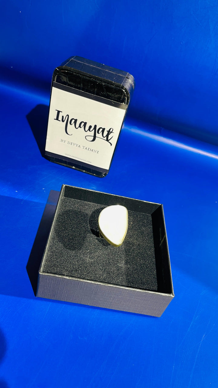 Anu Gold Enamel Ring |Inaayat by Divya Taimni