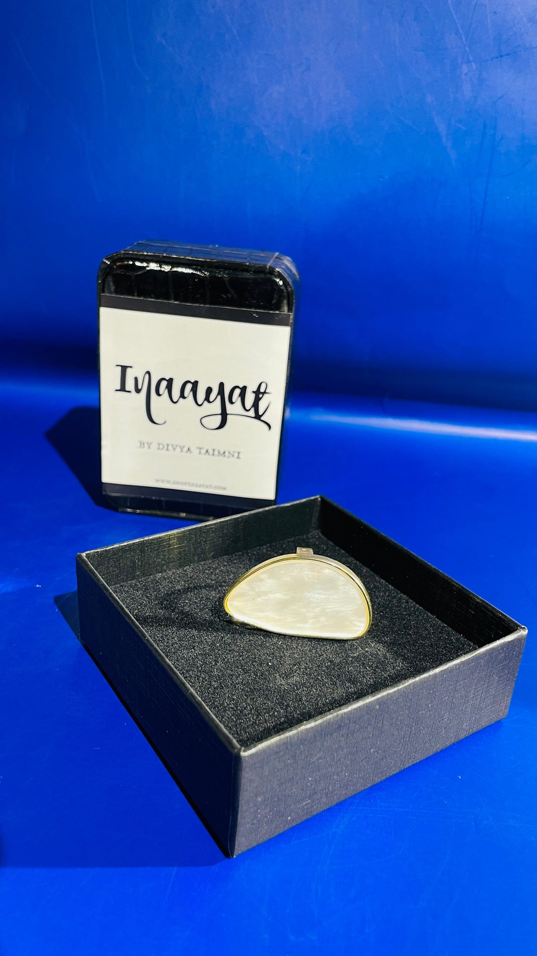 Anu Gold Enamel Ring |Inaayat by Divya Taimni