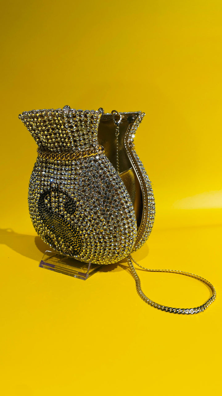 Dollor Rhinestone Clutch bag