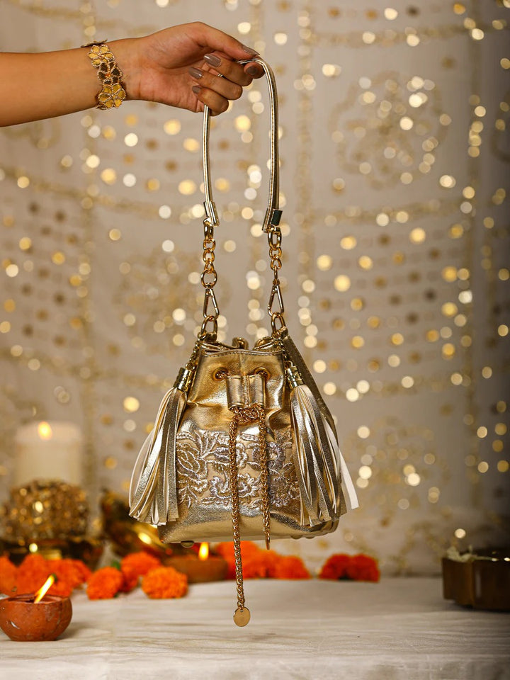 Nalin Drawstring Bag | 5 Elements by Radhika