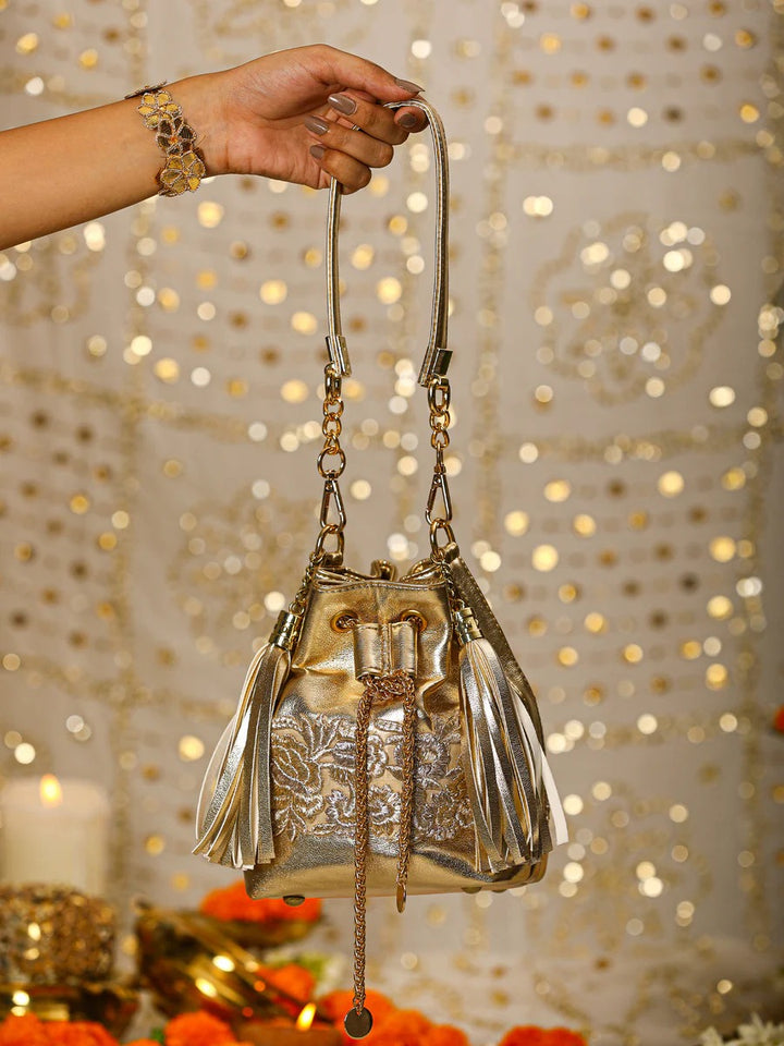Nalin Drawstring Bag | 5 Elements by Radhika