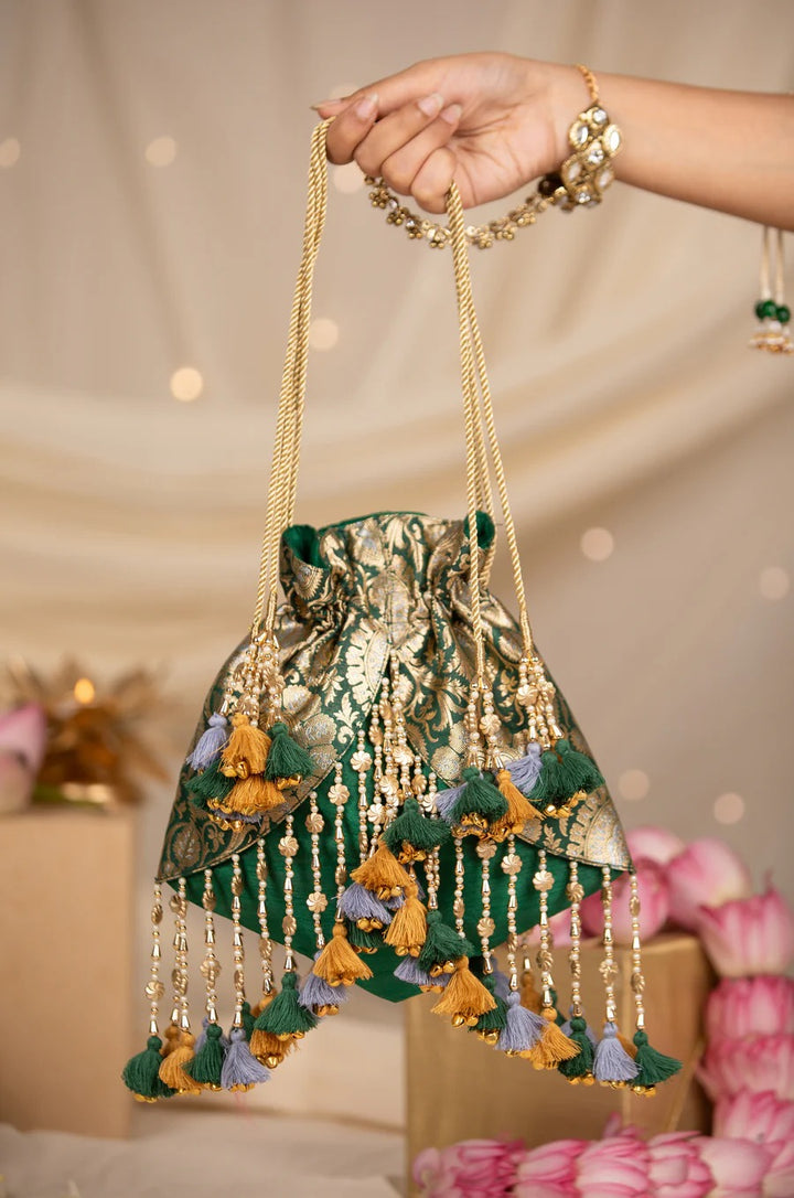 Devyani Drawstring Bag | 5 Elements by Radhika