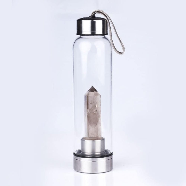 Rose Quarts Crystal Bottle | Feza Wellness