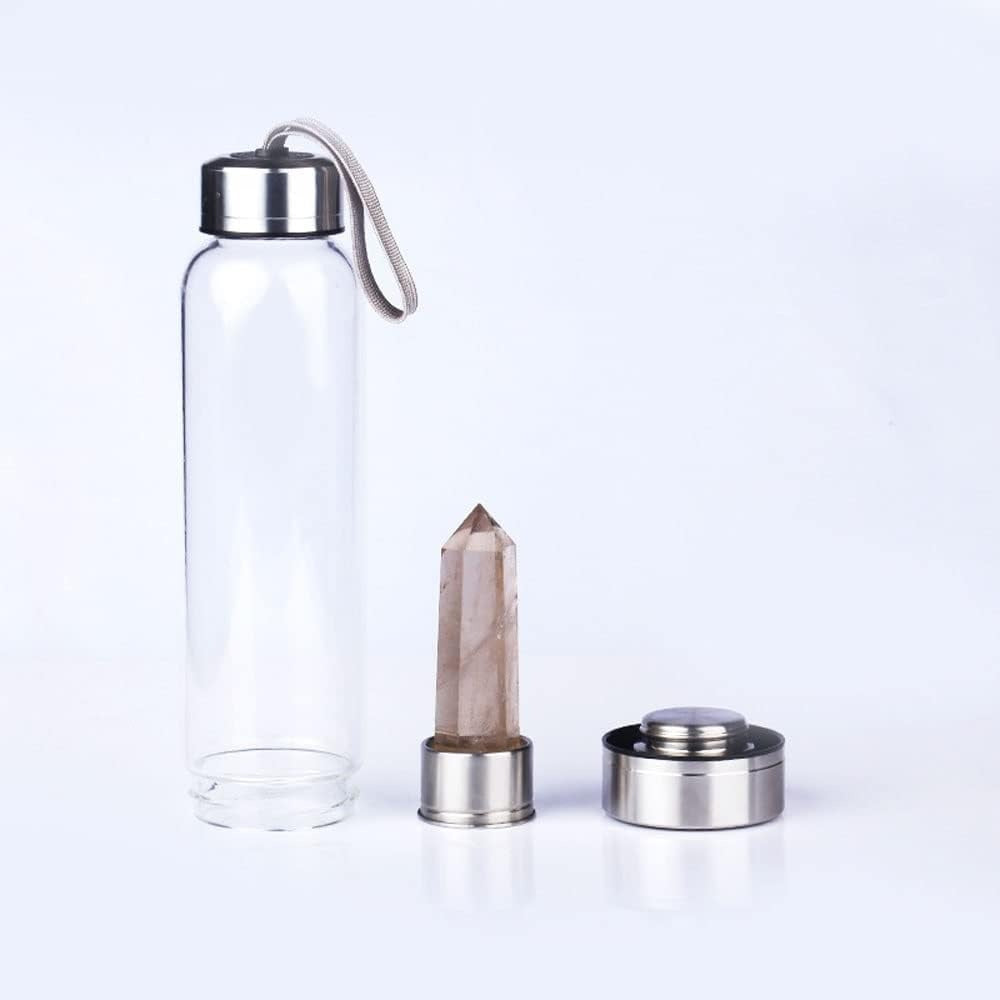 Rose Quarts Crystal Bottle | Feza Wellness