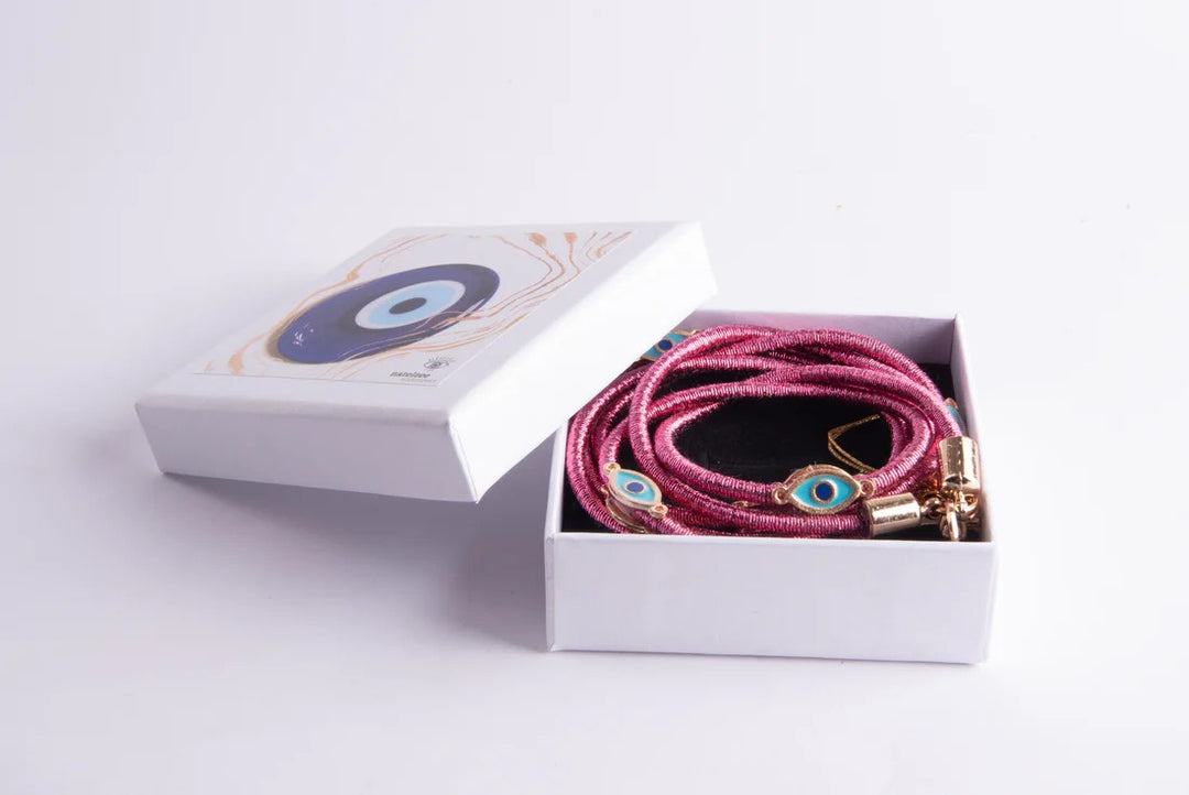 Metalic Corded Crossbody Phone Lanyard - Pink |Natelzee