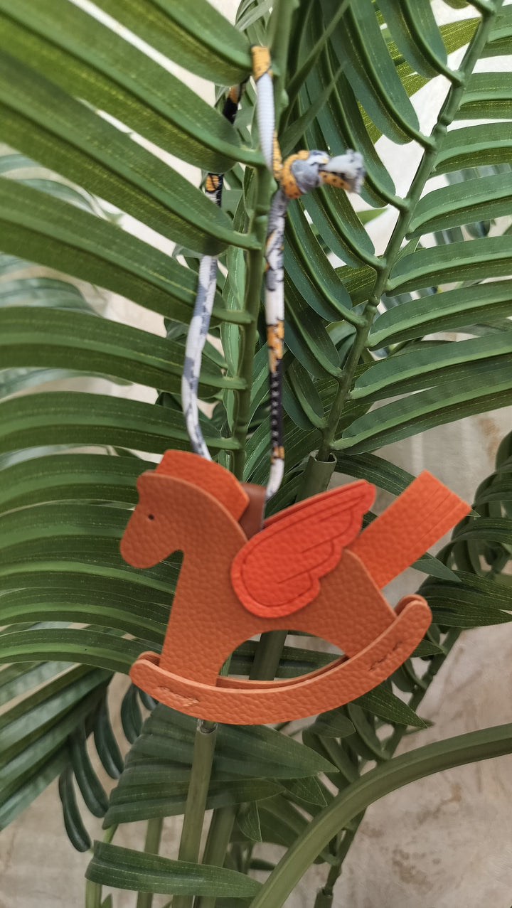 Red Rocking Horse Bag Charm | House of Inaayat