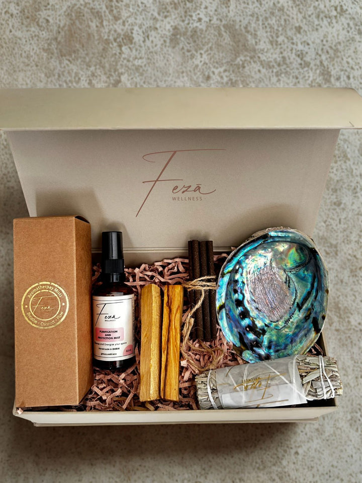 Blessings Box: Yoga & Meditation Ritual Kit | Feza Wellness