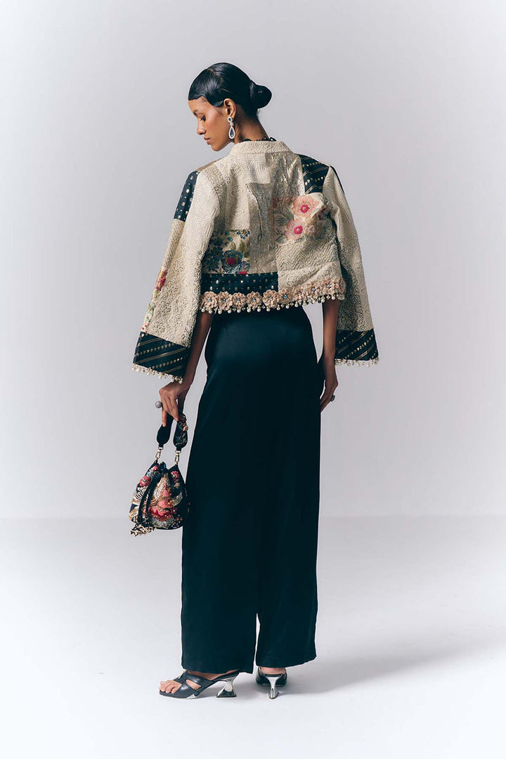 Patchwork Co-ord Jacket Set|VARUN BAHL