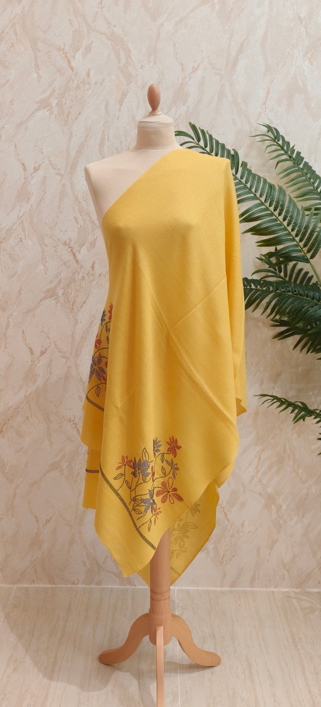 Mustard Yellow Scarf |House of Inaayat