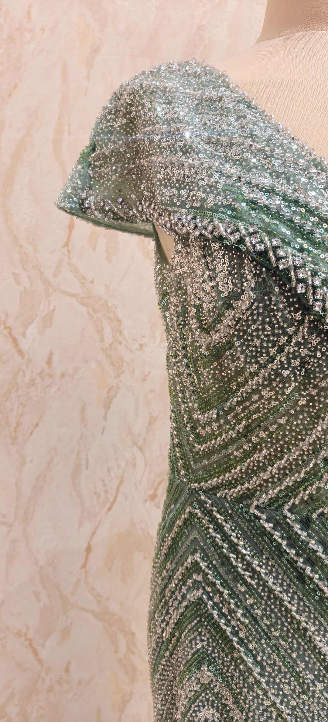 The Emerald Art Deco Gown| Inaayat by Divya Taimni