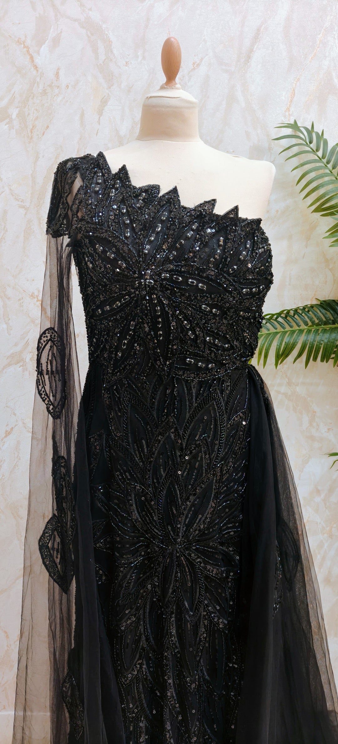 The Emerald Art Deco Gown | Inaayat by Divya Taimni