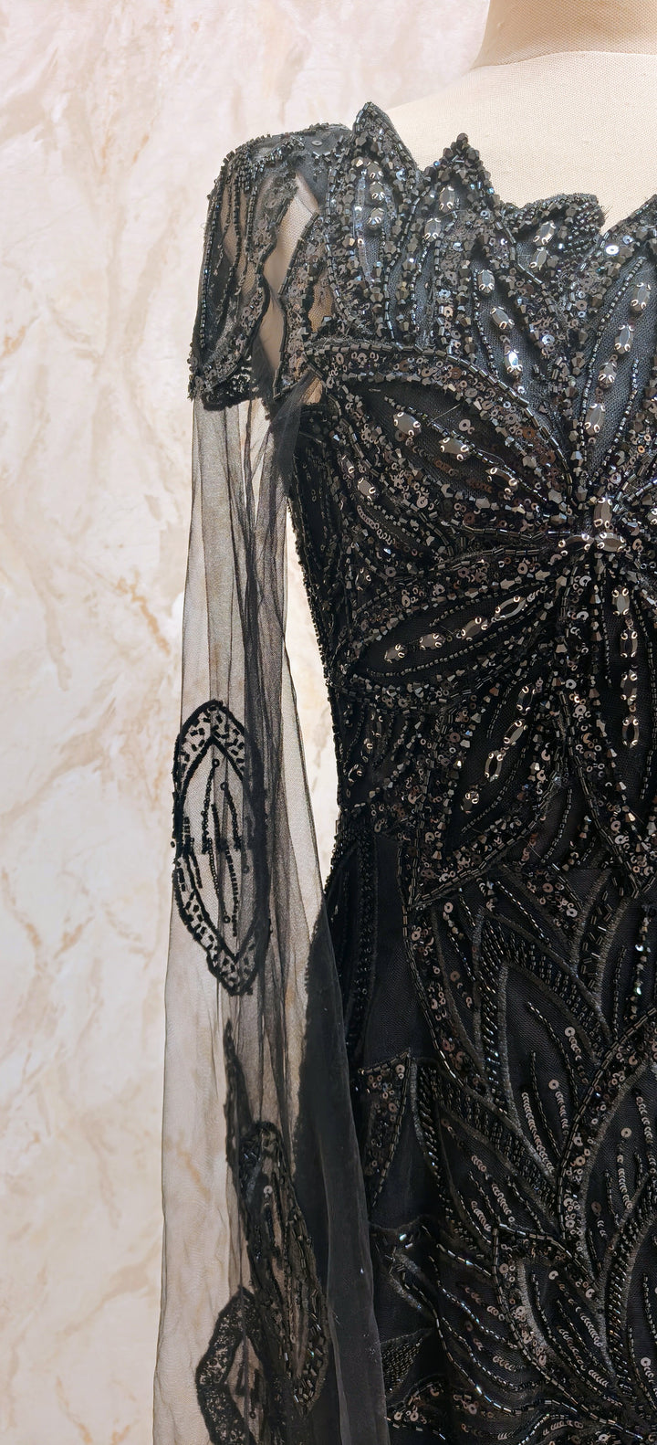 The Emerald Art Deco Gown | Inaayat by Divya Taimni