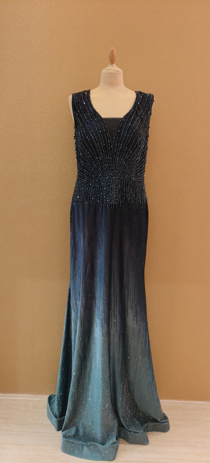 Midnight Ombre Embellished Gown | Inaayat by Divya Taimni