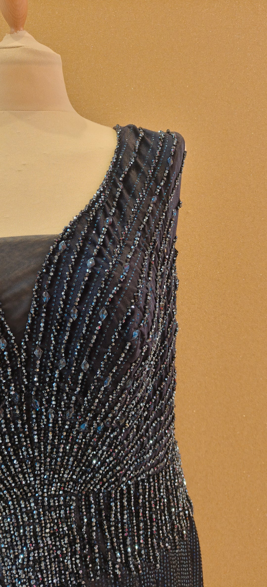 Midnight Ombre Embellished Gown | Inaayat by Divya Taimni