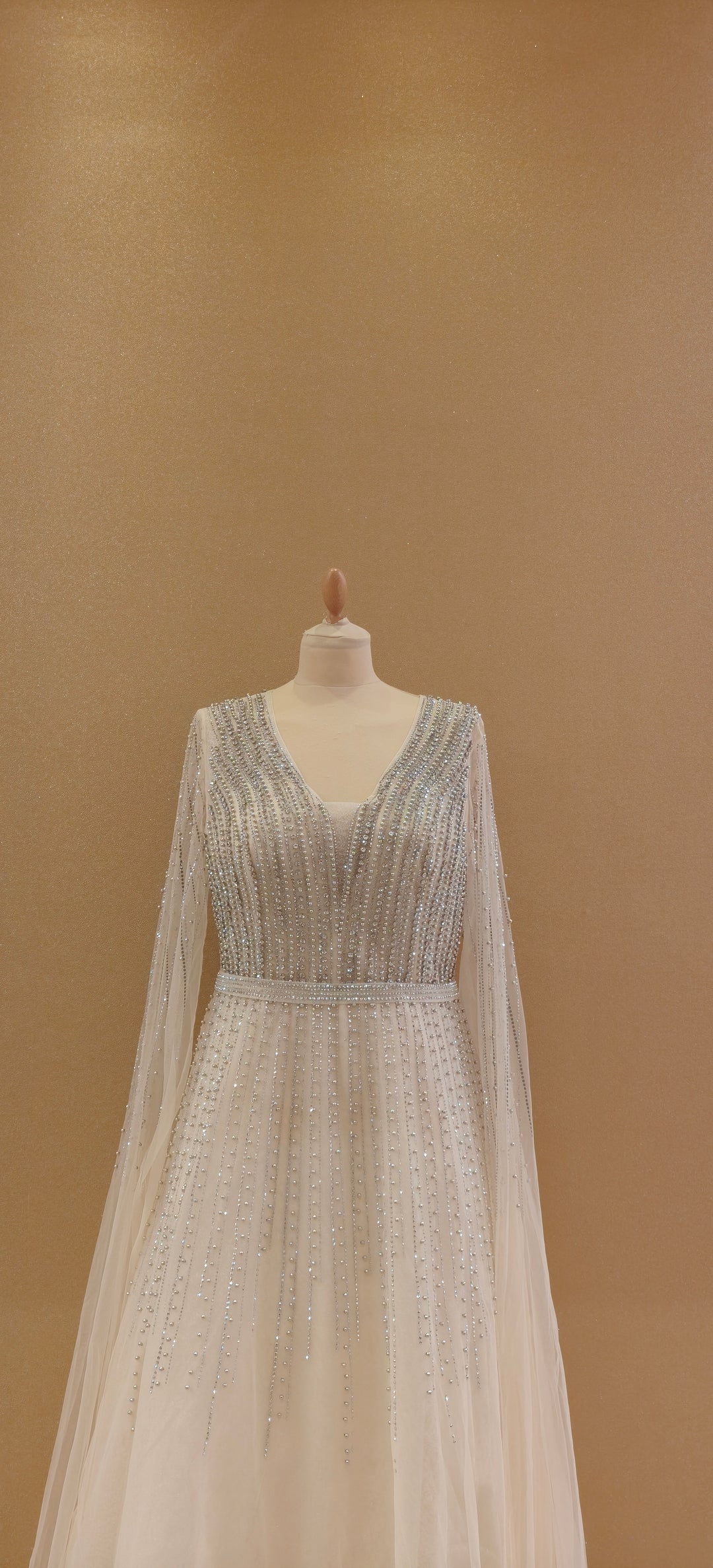 Ivory Tulle A-Line Gown | Inaayat by Divya Taimni