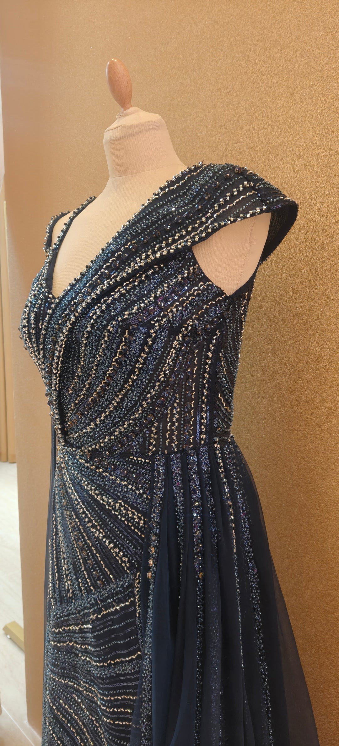Midnight Stellar Embellished Evening Gown| Inaayat by Divya Taimni