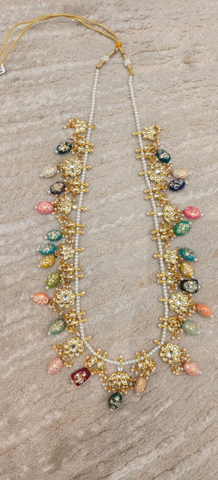 Exquisite Multicolored Kundan Long Haar |Inaayat By Divya Taimni