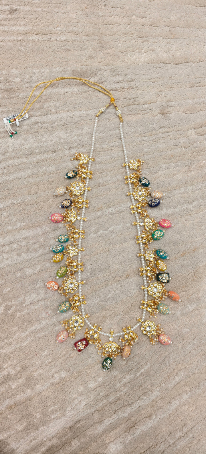 Exquisite Multicolored Kundan Long Haar |Inaayat By Divya Taimni