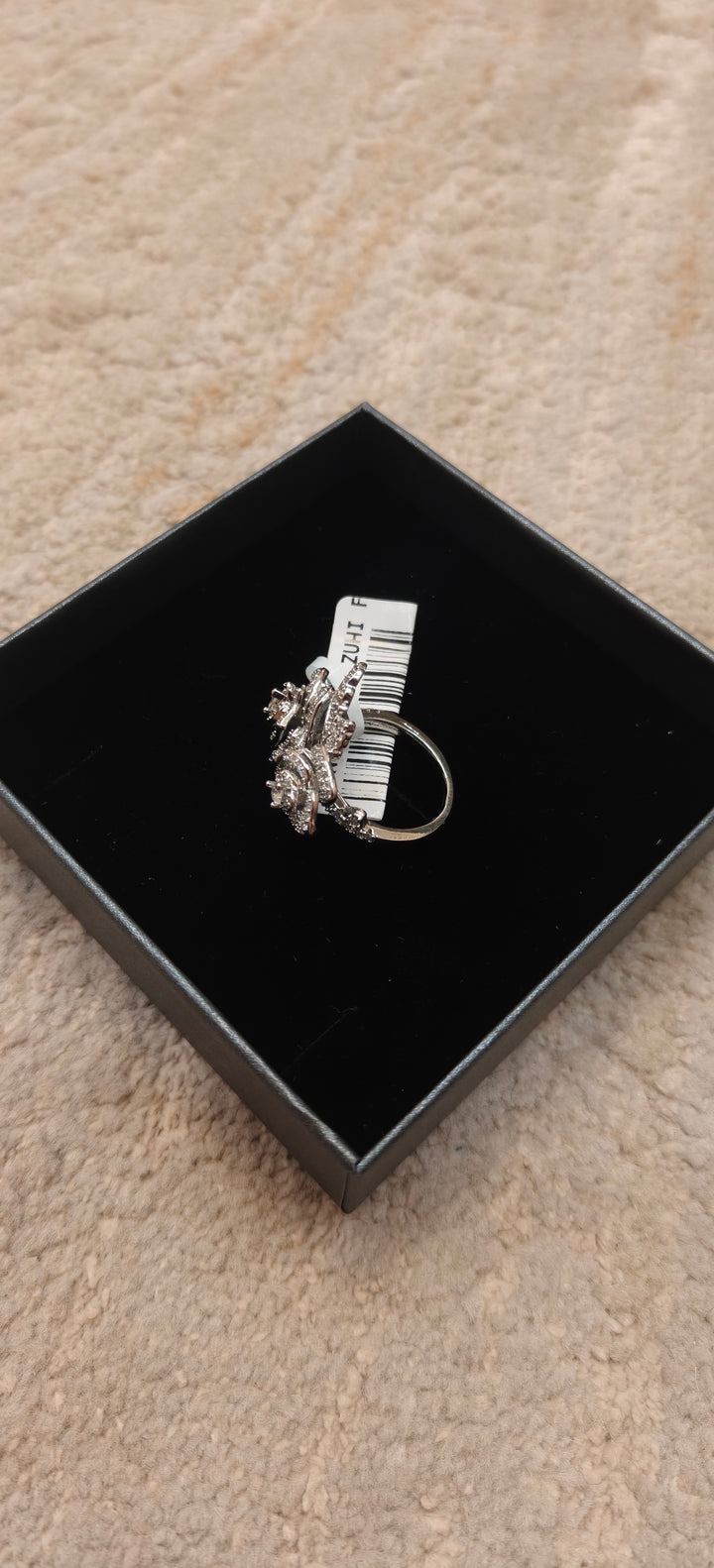 Sparkling Double Rose Statement Ring | Inaayat By Divya Taimni