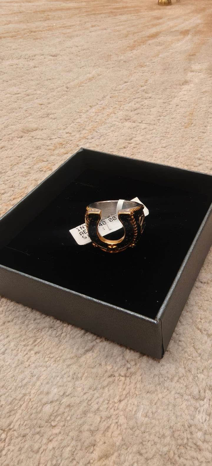 Horseshoe Lucky Charm Ring | Inaayat By Divya Taimni