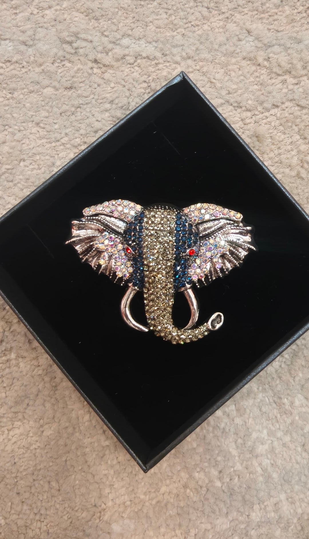 Majestic Golden Stallion Statement Brooch| Inaayat By Divya Tainmi