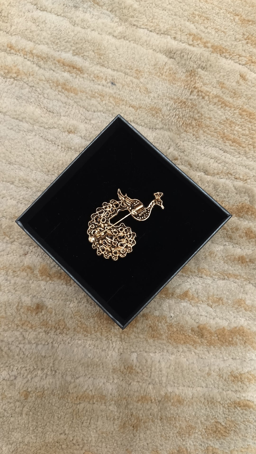 Enchanting Peacock Feather Statement Brooch| Inaayat By Divya Tainmi