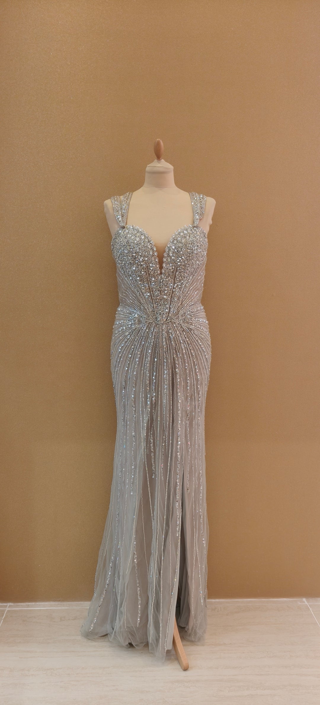 Celestial Silver Radiance Gown| Inaayat by Divya Taimni