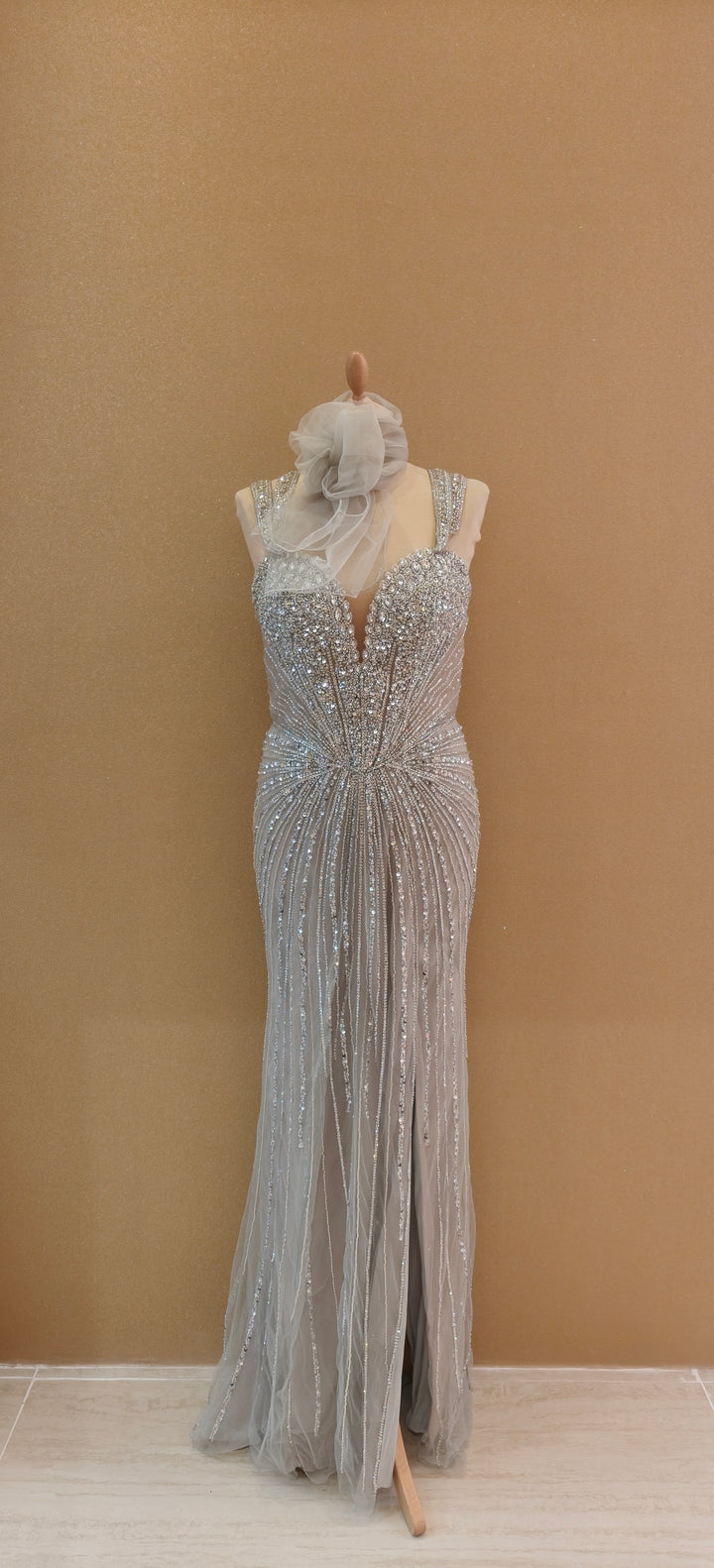 Celestial Silver Radiance Gown| Inaayat by Divya Taimni