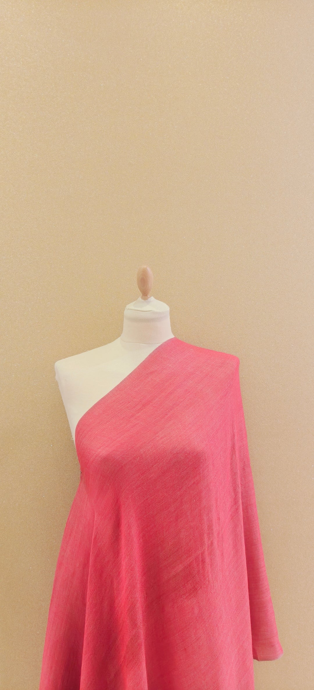 Dusty Rose and Vibrant Pink Reversible Zari Scarf |House of Inaayat