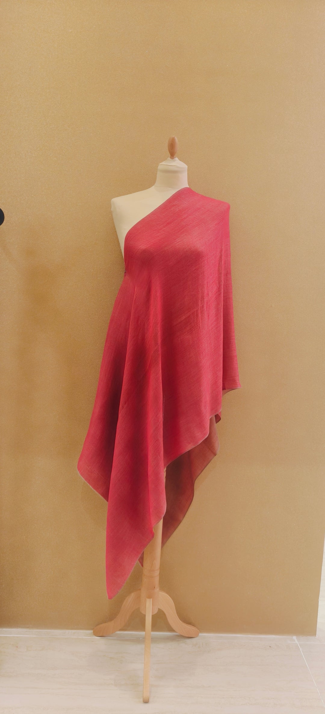 Dusty Rose and Vibrant Pink Reversible Zari Scarf |House of Inaayat