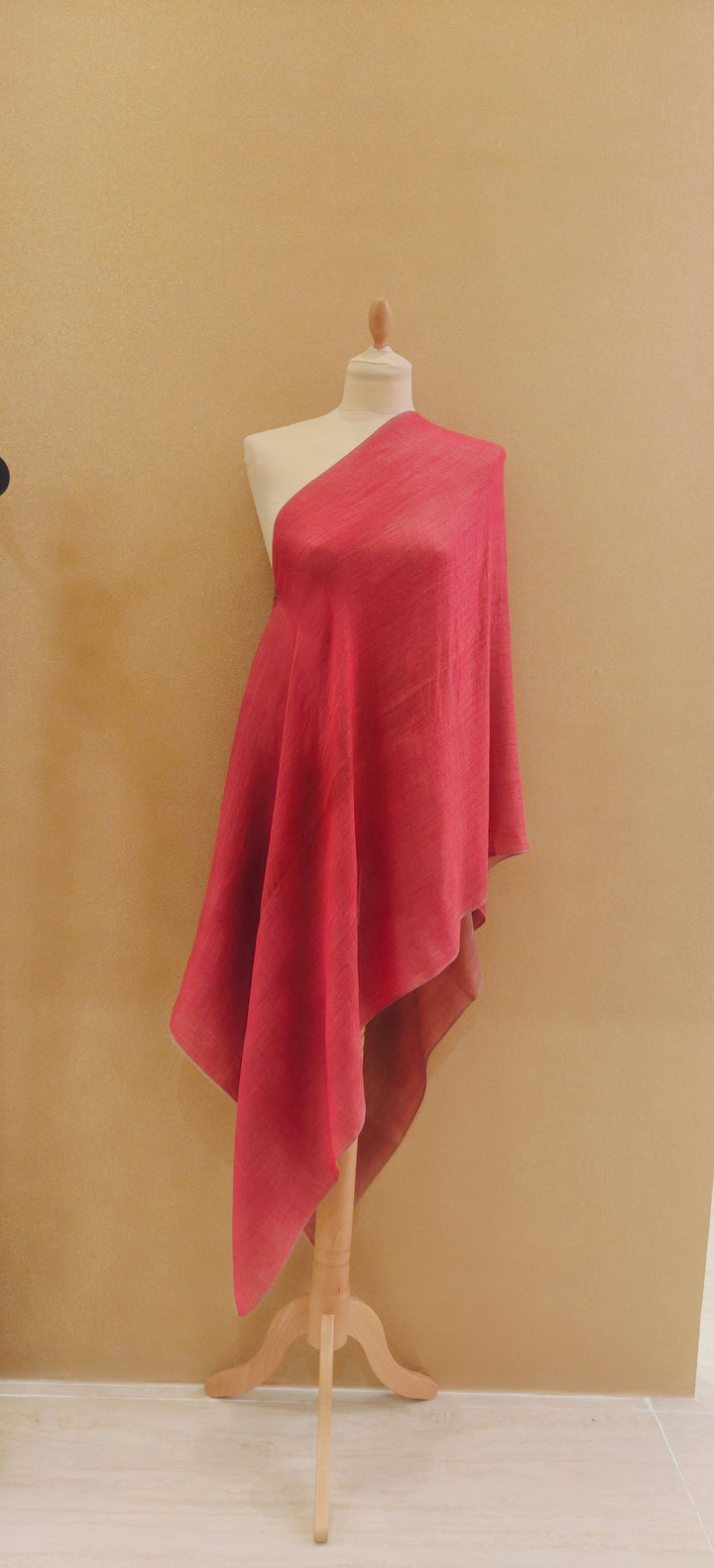 Dusty Rose and Vibrant Pink Reversible Zari Scarf |House of Inaayat
