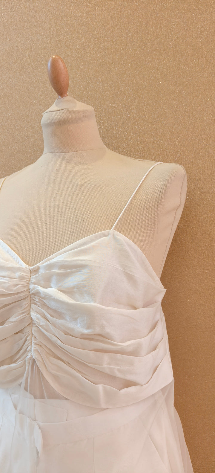 Chanderi and Organza Bralette Set |Essence By Monika