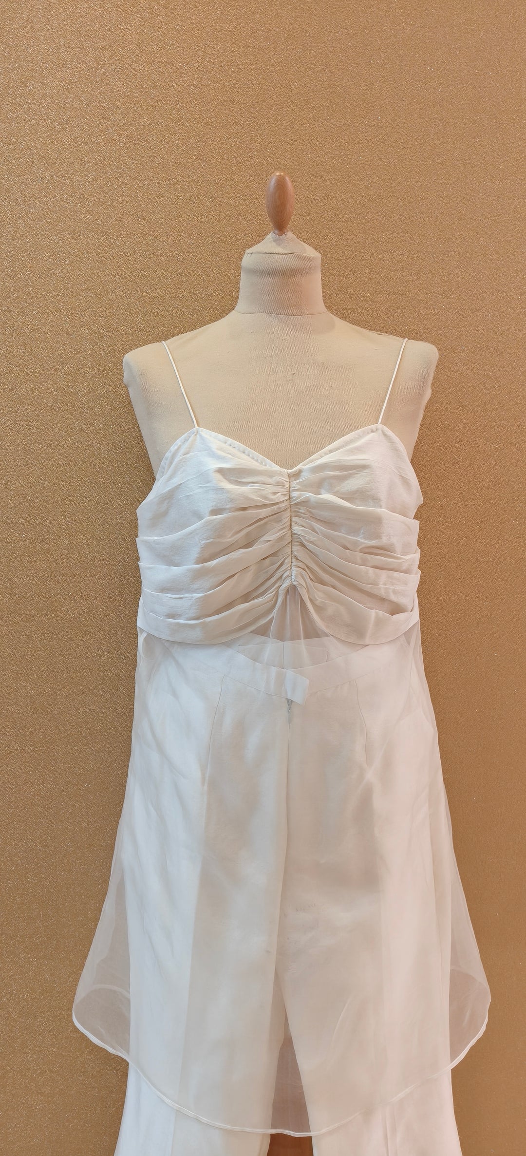 Chanderi and Organza Bralette Set |Essence By Monika