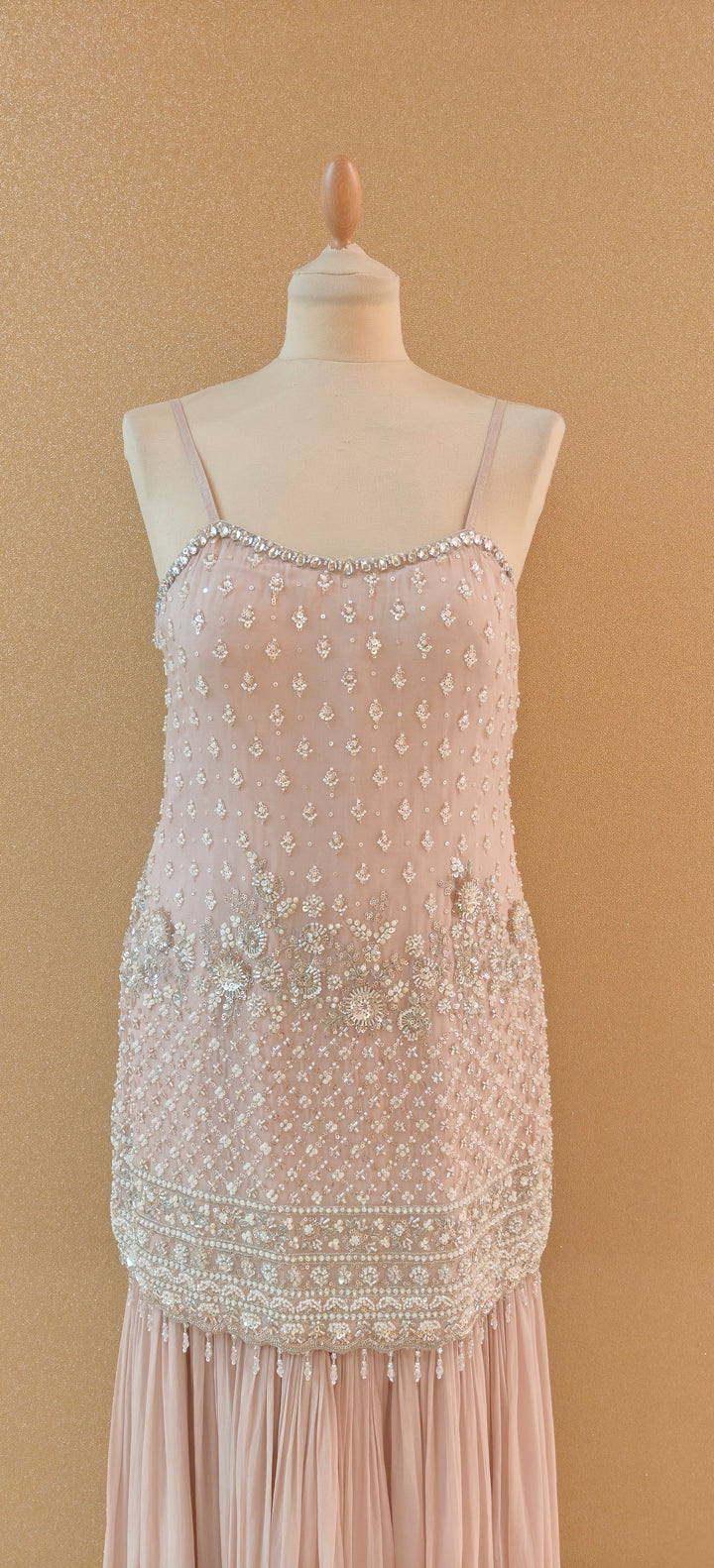The Pink Beaded Sharara Set|Basanti Kapde Aur Koffee