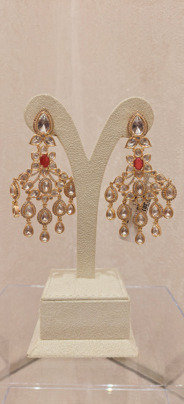 Elegant Traditional Polki Earrings|Inaayat By Divya Taimni