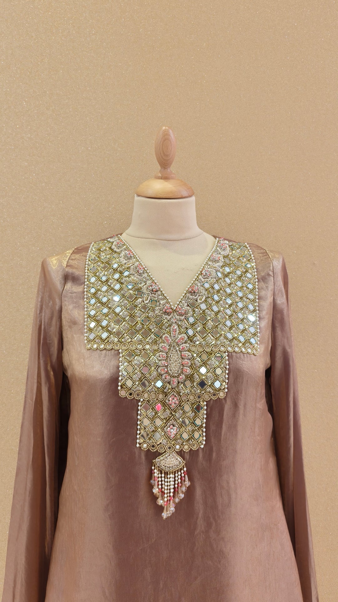 Shahi Bronze Kashmiri Suit| AURAROZE