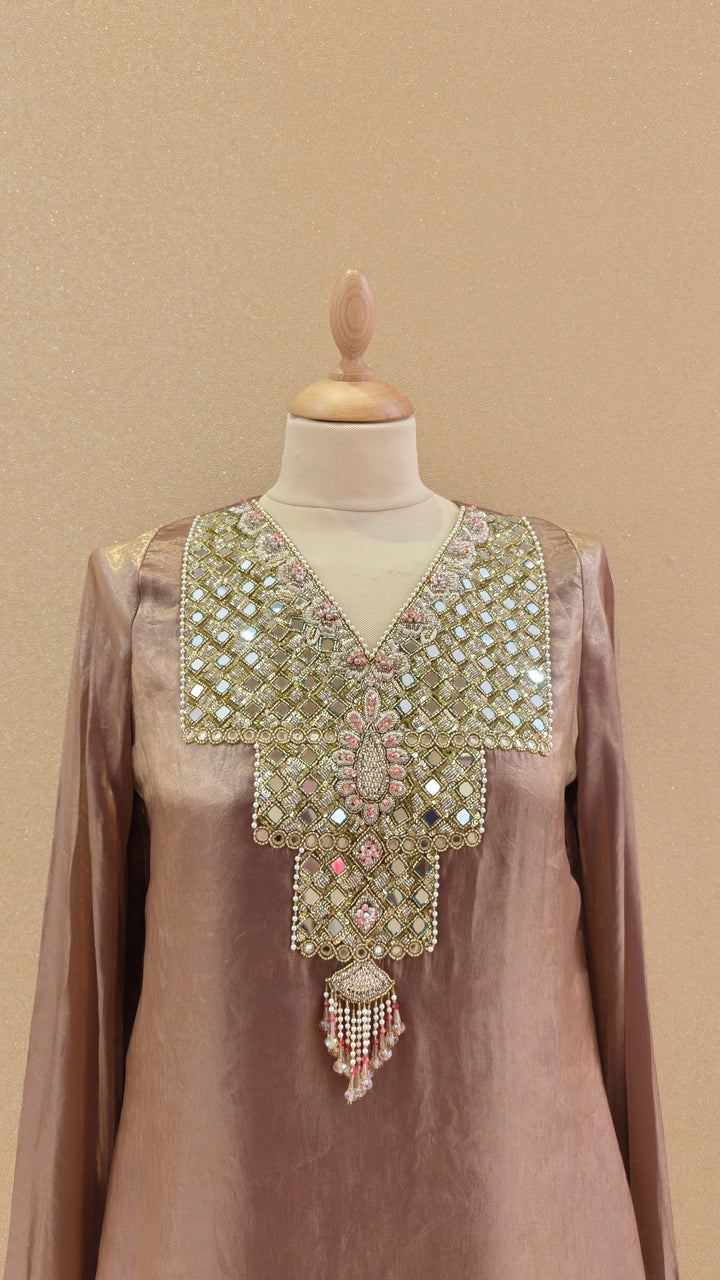 Shahi Bronze Kashmiri Suit| AURAROZE