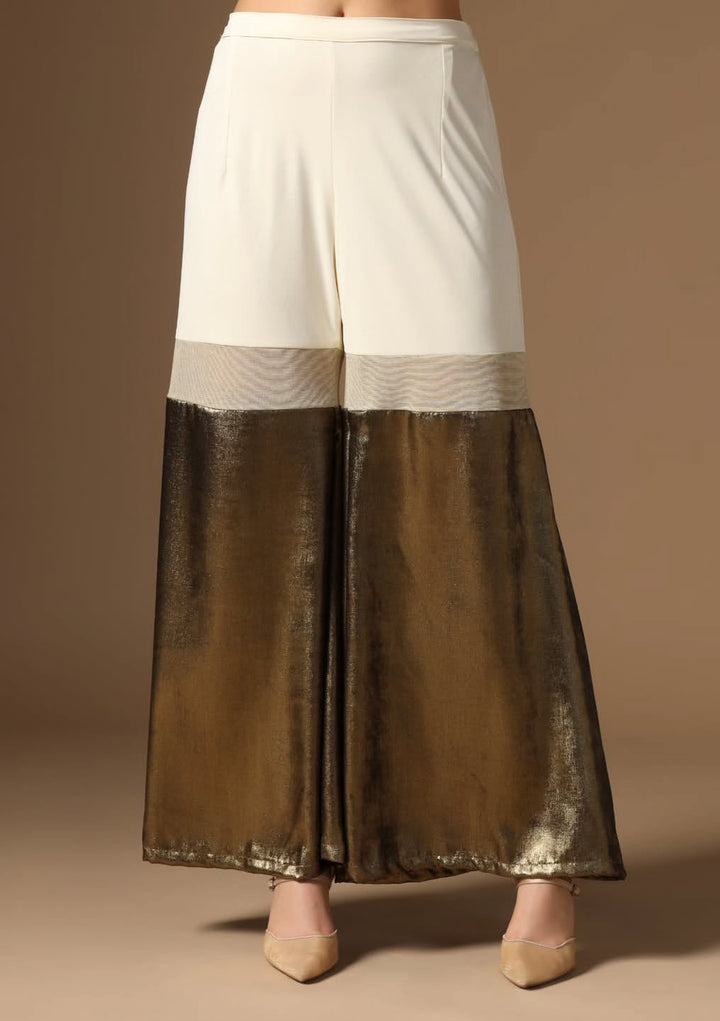 Embellished Tunic and Metallic Sharara Set| Rina Dhaka