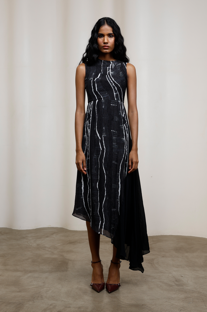 Rei Asymmetrical Dress|ADVAIT