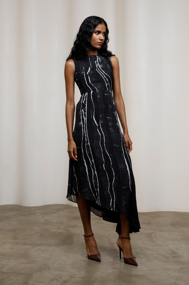 Rei Asymmetrical Dress|ADVAIT