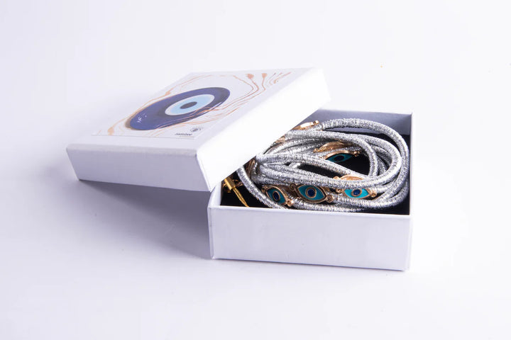 Metallic Corded Crossbody Phone Lanyard - Silver |Natelzee