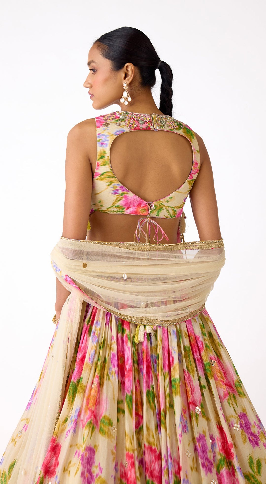 The Garden Ivory Lehenga | Basanti Kapde Aur Koffee