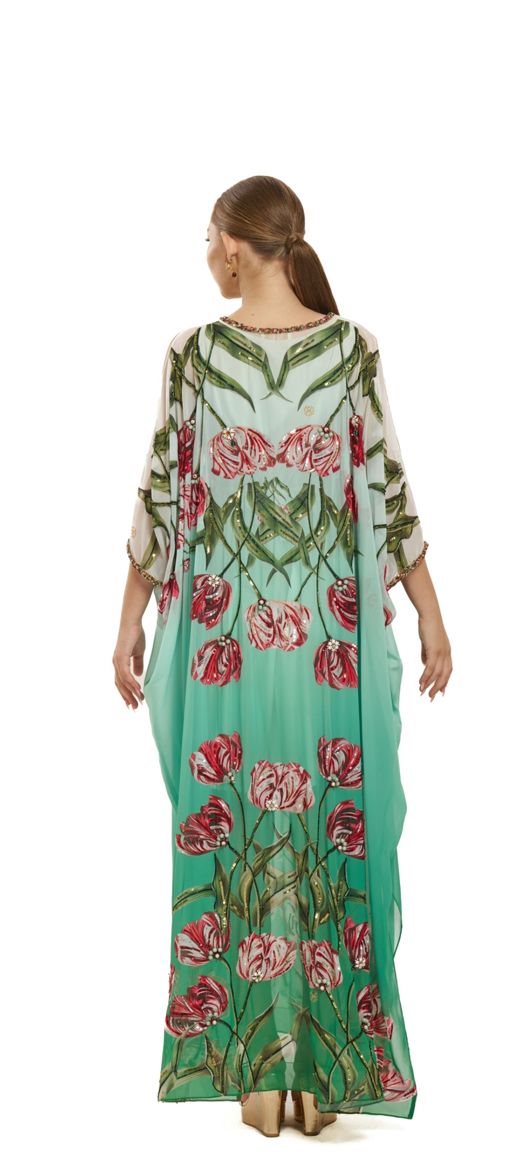 Mint Meadow Kaftan | Pria Kataaria Puri
