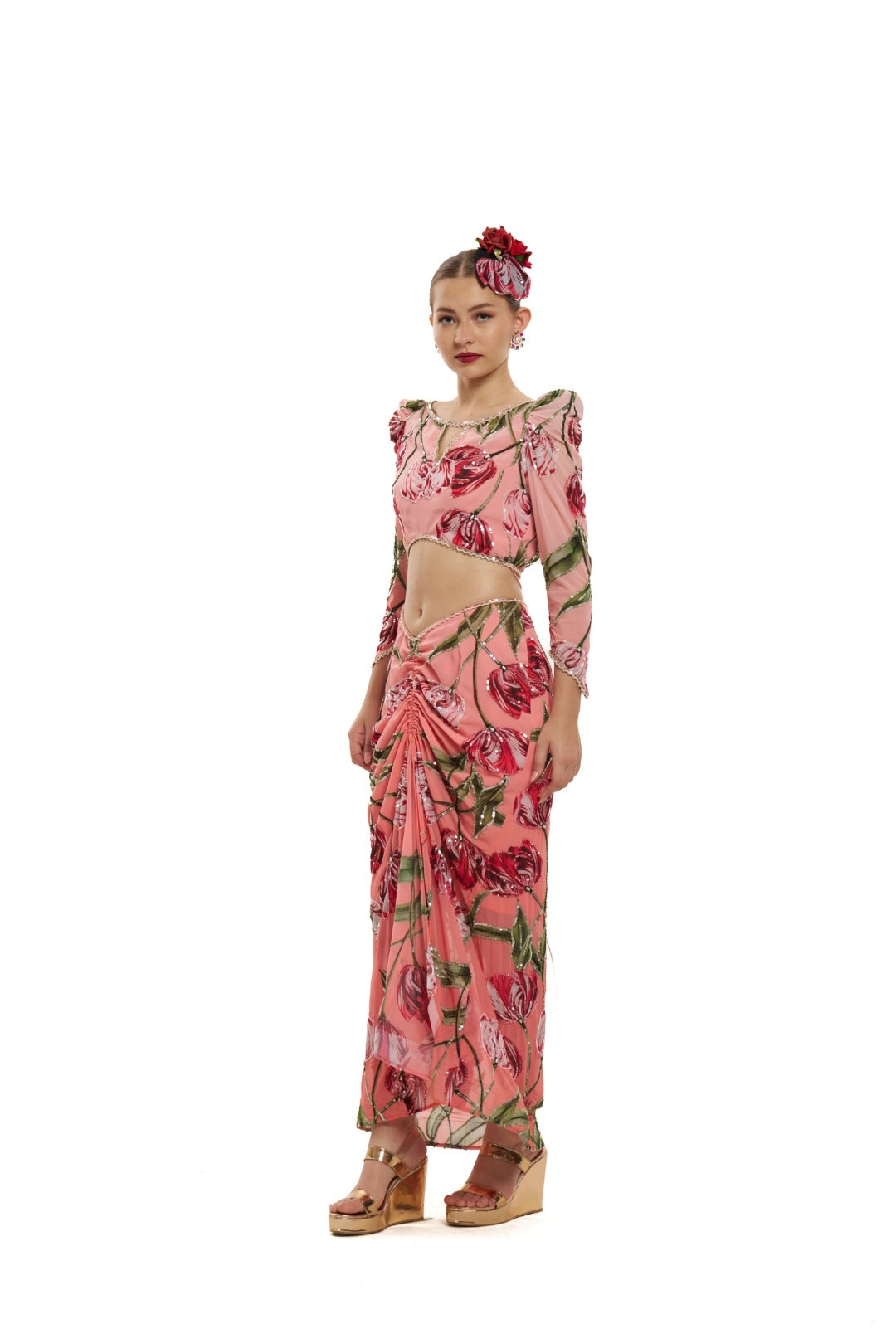 Blush Tulip Co-ord Set | Pria Kataaria Puri