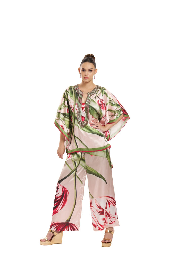 Blush Tulip Tunic & Pant Co-Ord Set | Pria Kataaria Puri