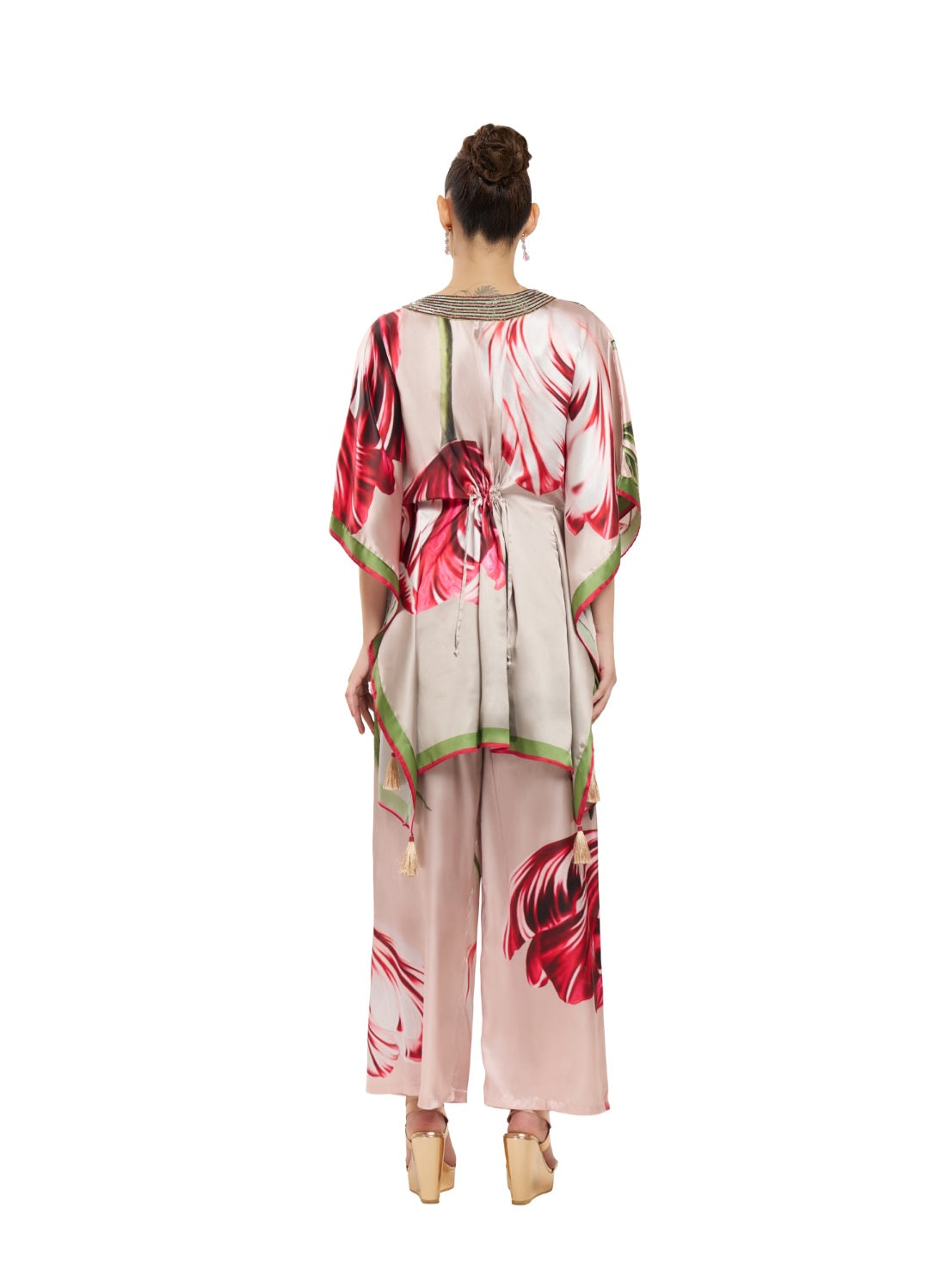 Blush Tulip Tunic & Pant Co-Ord Set | Pria Kataaria Puri