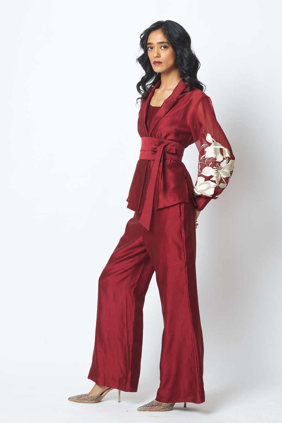 BW Reva - Blazer Wrap Top & Wide-Leg Pant |MADDER MUCH