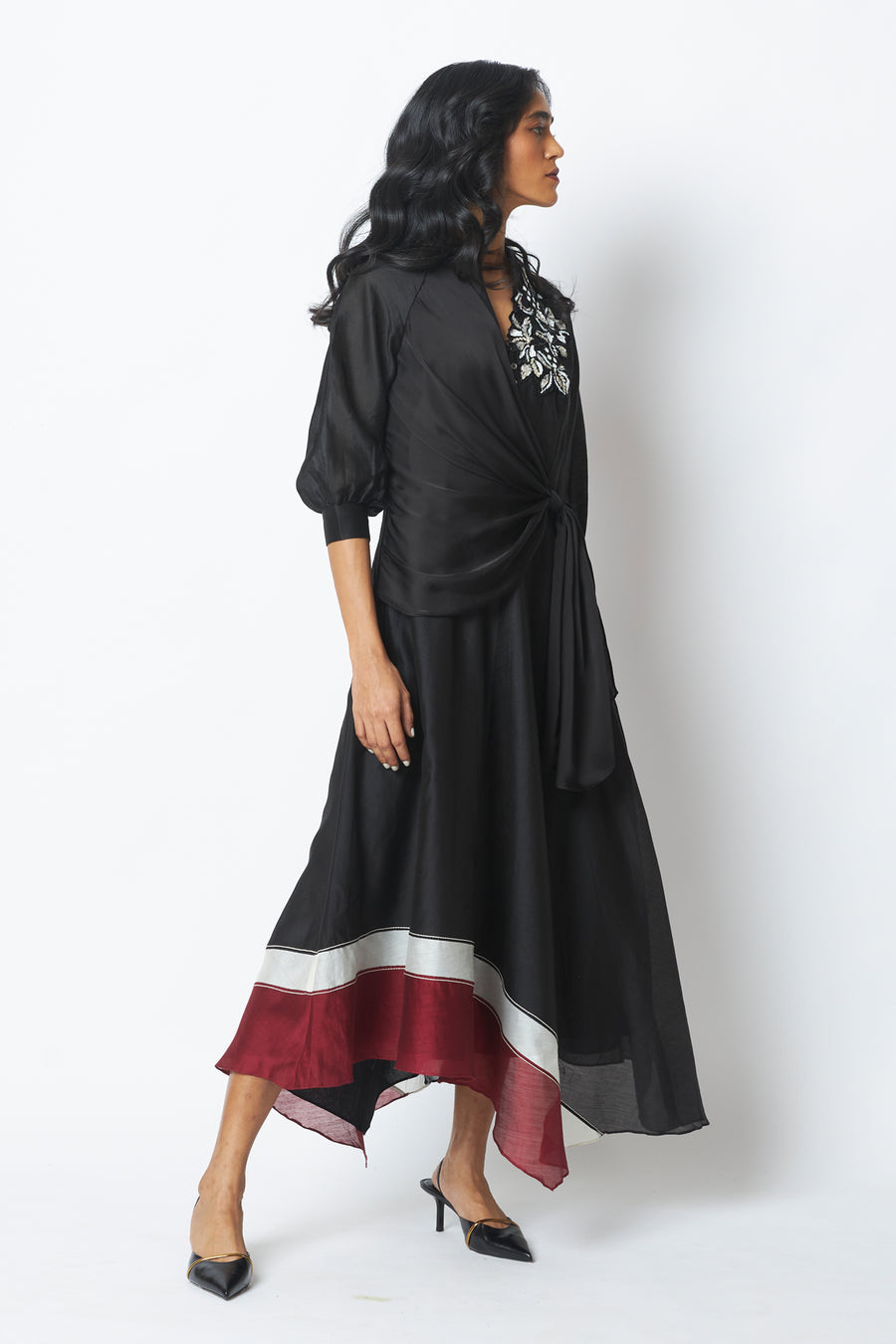 Louisa - Moonlit Broach Midi Dress |MADDER MUCH