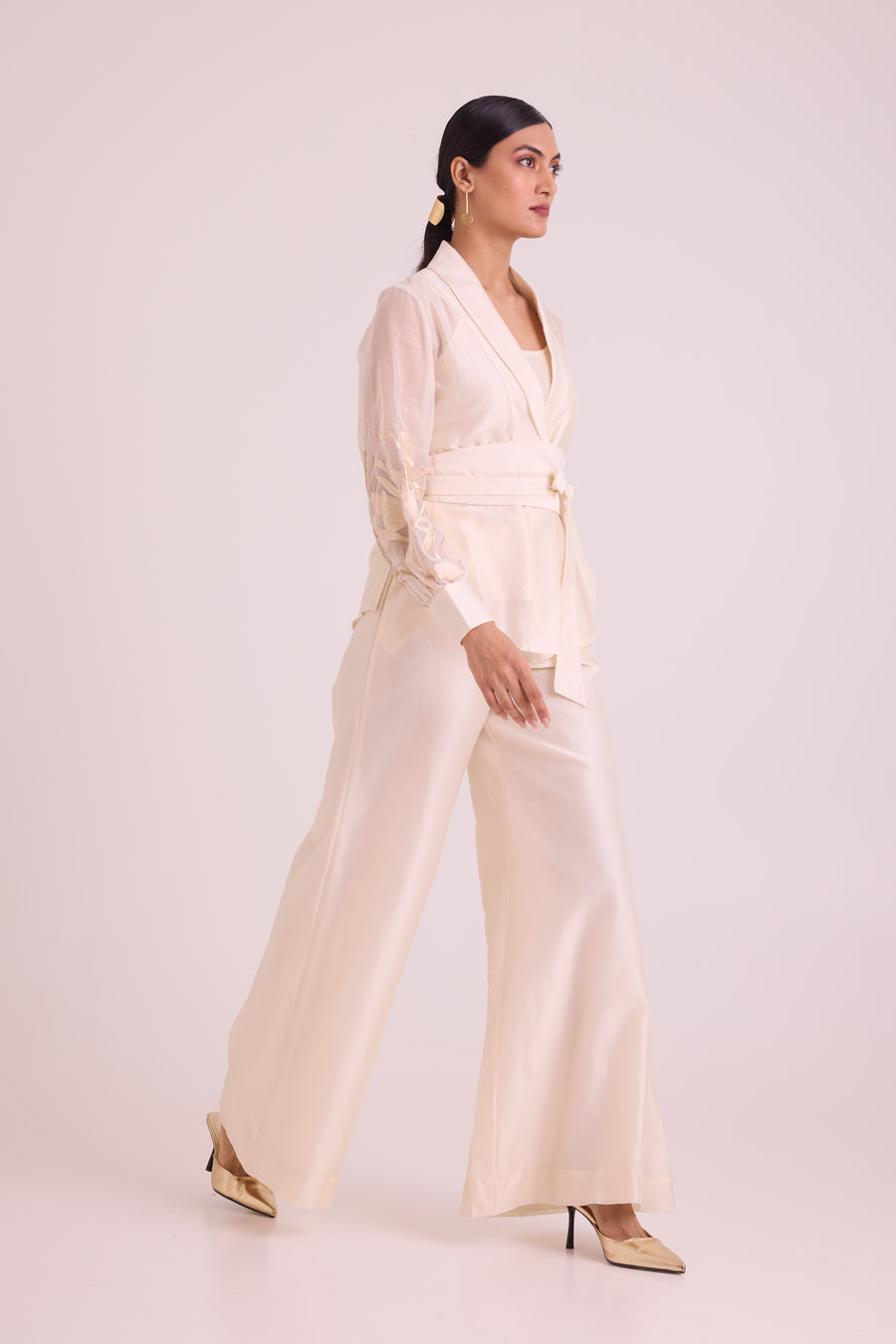 BW Reva - Blazer Wrap Top & Wide-Leg Pant |MADDER MUCH